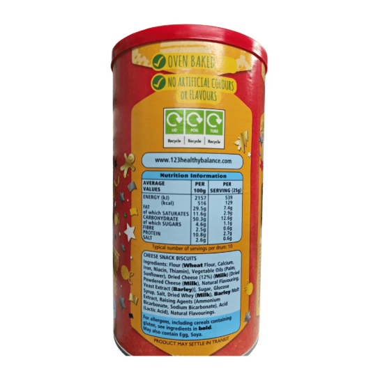 Jacob's Mini Cheddars Cheese Flavour 260g Share Tub